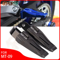 Motorcycle CNC Accessories Foot Pegs Rear Passenger Footrests Fit For Yamaha MT09 MT 09 MT-09 2013 - 2022 2018 2019 2020 2021