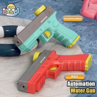 Electric Water Gun Automatic Continuous Launch Toy High Pressure Guns Summer Adult Boys Girls Outdoor Games Toys for Kids