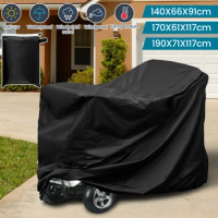 Mobility Scooter Cover 190D Oxford Fabric Rain Protector Waterproof Wheelchair Storage Cover from Dust Dirt Snow Rain Sun Rays