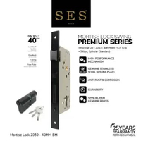 Body Kunci Pintu - Mortise Lock SES 2030-40MM BM SUS 304