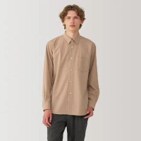 【MUJI 無印良品】MUJI Labo男羊毛混標準領襯衫(共3色)