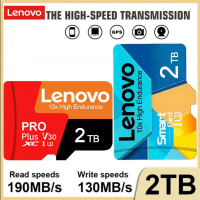 Lenovo 2TB การ์ดหน่วยความจำ1TB Class10ความเร็วสูง SD Card 128/256/512GB U3 V30แฟลช SD การ์ดหน่วยความจำสำหรับกล้องสมาร์ทโฟน