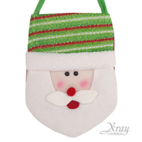聖誕頭造型禮物袋(老公公)，聖誕節/交換禮物/掛飾/裝飾/吊飾，X射線【X296529】