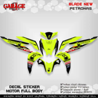 Decal full Body Custom Motor Blade New 125 Full body sticker blade