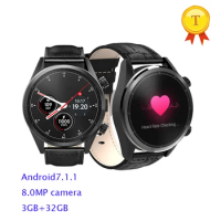 1.39inch Android 7.1 MTK6739 Quad Core 1.3GHz 3GB RAM 32GB ROM 8.0MP Camera 4G Smart watch Men Women Smart Watch Phone for ios