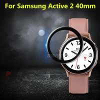 2 Pcs For Samsung Galaxy Watch Active 2 active2 40mm and 44mm 3D Curved Cambered Full Cover Soft PET Film Screen Protector