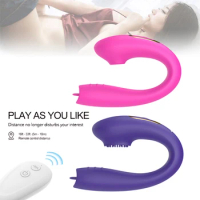 Sucking Vibrator Powerful Clitoris Sucker Oral Sex Tongue Stimulator Nipples Vagina Pussy Pump Women Dildo Adult Sex Toys