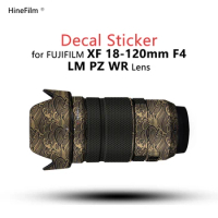 Hinefilm Skin for Fuji XF18-120 F4 Lens Sticker 18-120 Lens Wrap Cover For Fujifilm Fujinon XF18-120mm F4 Lens Decal Protector