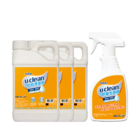 【u-clean】3罐組 地板清潔劑 1000g(贈 神奇除菌洗淨劑 1瓶)