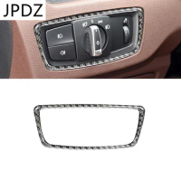 Car Interior Accessories Headlight Switch Frame Cover Trim Carbon Fiber Sticker For BMW X1 F48 2016-2021 car accessories