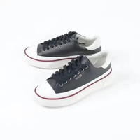 Sepatu BALLY MAILY CALF RUBBER WHITE BLACK SNEAKER 100% ORIGINAL 37