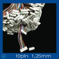 Mini. Micro 1.25 T-1 10-Pin Connector w/.Wire x 10 sets.10pin 1.25mm