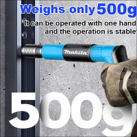 【NEW】Cordless Nail Gun 7.3mm dengan 100 Pcs Nails, Ceiling Rivet Fastener Tool, Threaded & Round Nai