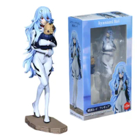 Boxed 13.5CM Anime NEON GENESIS EVANGELION EVA MOVIE Ayanami Rei Bear hugging Figure PVC Model Toys Doll Collect Gifts