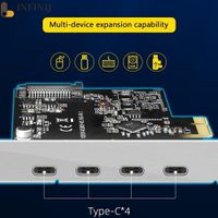 麥沃（MAIWO）KC019 PCIE轉Typec USB3.1擴展卡 typec擴展塢