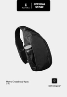 Alpaka Metro Crossbody X-Pac Edition Left Shoulders Tas Selempang Pria 10L fit Tablet 11inch Black V