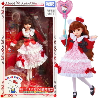 【Fun心玩】LA91472 Hello Kitty 50週年限定造型 日本 Licca 莉卡娃娃 Kitty娃娃
