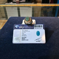 giok hijau dari burma type A body kristal giwang nya mantep bukan giok aceh atau neprite ring perak 
