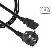 EU European Power Cord IEC C13 Power Extension Lead Cable 1.2m 4ft 18AWG For PC Computer PSU Antminer 3D Printer TV Stage Light