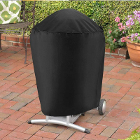 Grill Cover Round Bbq Gas Grill Cover Heavy Duty Doub