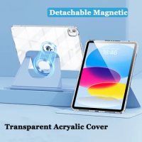 Detachable Magnetic Cover for Huawei Matepad Pro 12.6 2021 Casing High End Clear Acrylic Case for Huawei Matepad Pro 12.6