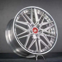 Bku 3 piece forged 5x120 wheels 21 22 23 24 26 inch 9-12J custom alloy racing car rims disc for Defender 90 Range rover L460
