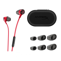 หูฟังเกมมิ่ง HyperX Cloud Earbuds II 2 พร้อมไมโครโฟน เสียงในเกมที่สมจริง หูฟังแบบมีสายสำหรับศัพท์ PS