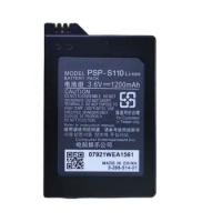 10pcs For SONY 1200mAh 3.6V Lithium Battery For Sony PSP2000 PSP3000 PSP 2000 3000 PSP-S110 PlayStation Portable Gamepad