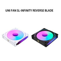 【最高現折268】聯力 積木風扇 無限鏡 UNI FAN SL-INFINITY 120 REVERSE BLADE 反向葉片/白色/黑色