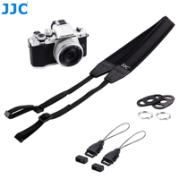 JJC mềm Neoprene máy ảnh vai dây đeo cổ cho Sony ZV-E1 A6600 A6500 a6400 A6300 A6000 a7riv với phát hành nhanh chóng dây giày vành đai