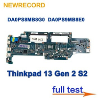 For Lenovo Thinkpad 13 Gen 2 S2 Laptop motherboard With I3 I5 I7 CPU DA0PS9MB8E0 DA0PS8MB8G0 100% tested