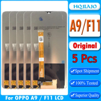 5PCS 6.53" Original For OPPO F11 LCD Display Touch Screen Digitizer Assembly Parts For Oppo A9 / A9X LCD Display Repair Parts