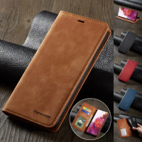 Leather Case for Samsung Galaxy A72 A52 A42 A32 A22 4G A12 5G A03s A04S A21s Flip Cover S21 S20 Ultra FE S10 S9 S8 Plus S7 Edge