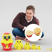 PROMO!!! TERBATAS Boneka Bersarang Indah Desain Hewan Sepuluh Lapis Kartun Anak Ayam Matrioska Maina