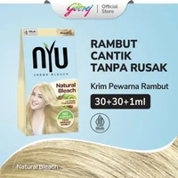 NYU Creme Hair Colour Natural Bleach - Bleaching Rambut