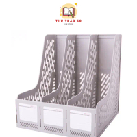 Khay FILE kệ giá rổ hồ sơ 3 ngăn Deli 9845/ Kệ rổ ráp 3 ngăn.