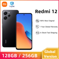 Global Version Xiaomi Redmi 12 8GB 256GB MediaTek Helio G88 Large 6.79" FHD Display 50MP Camera 18W Fast Charging IP53 Redmi12