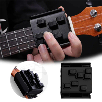 Ukulele Chord Presser Trainer untuk pemula Ukulele mudah alih Kit kord untuk menghiasi Ukulele lampi