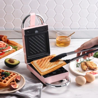 650W Electric Sandwich Maker Timing Multi-baker Toaster Baking Waffle Breakfast Machine Takoyaki San