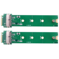 2X Ssd To M.2 Ngff Adapter Converter Card For 2013 2014 2015 Apple Air Mac Pro Ssd