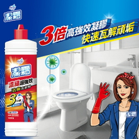 潔霜 S濃縮超強效浴廁清潔劑-淨白清蘋(1050g/瓶)