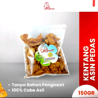 Leni Snacks Keripik Kentang Asin Pedes (Bisa COD)
