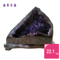 【晶辰水晶】5A級招財天然巴西紫晶洞 22.1kg(FA253)