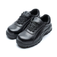 COMBAT艾樂跑男鞋-耐磨防滑CNS認證鋼頭工作鞋-黑(FA499)