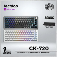 Cooler Master CK-720 / CK720 Mechanical Alumunium Gaming Keyboard Black - Tactile Sw