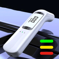 Alcohol Breathalyzer Tester Non-Contact Alcoholometer USB Charging Alcohol Tester Voice Broadcast Accurate Alcohol Detectors