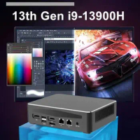 13th Gen i9 13900H Gamer Mini Pc Intel Core i7 13700H 2*DDR5 2*PCIE4.0 2LAN Windows 11 2*DDR5 PCIE4.0 Mini Computer Host Wifi6
