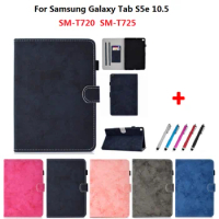 TPU Leather Case Cover For Samsung Galaxy Tab S5e 10.5 SM-T720 SM-T725 Tablet Caqa Funda Shell 10.5" For Samsung Tab S5e + Pen