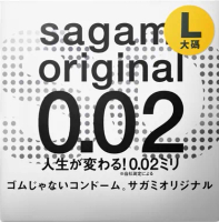 sagami 相模元祖 002 超激薄 L-加大 58mm 保險套 衛生套 2片裝-到期日2024/08