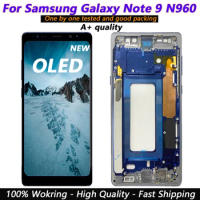 100% OLED For Samsung Galaxy Note9 LCD Display Touch Screen Digitizer For Samsung Note 9 SM-N960F/DS New LCD Digitizer Parts